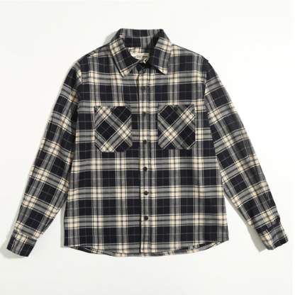 Mateo | Casual Geruit Flanellen Shirt