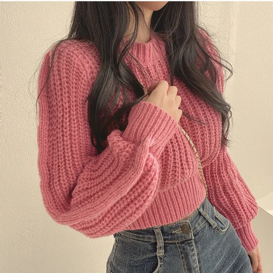Loulou | Gebreide Cropped Trui