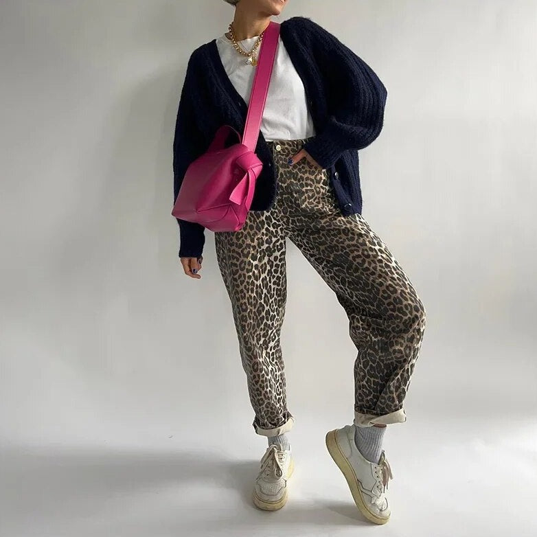 Ellie | Luipaardprint Broek