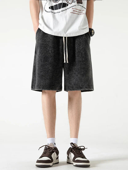 Heren Shorts – Relaxte Pasvorm – Ademend Textiel – Trekkoord