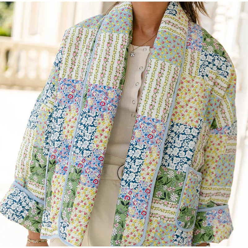 Issa | Patchwork Gequilte Jas