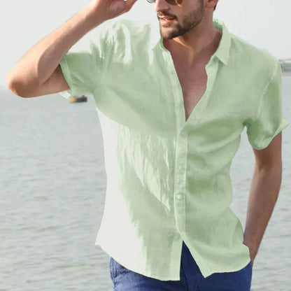 Ansel | Casual Korte Mouw Overhemd