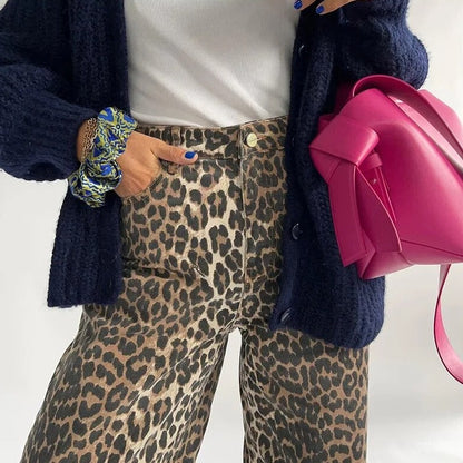 Ellie | Luipaardprint Broek