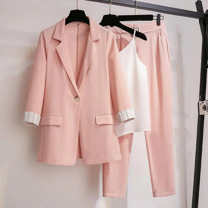 Eudosia | Casual Driedelige Blazer Outfit