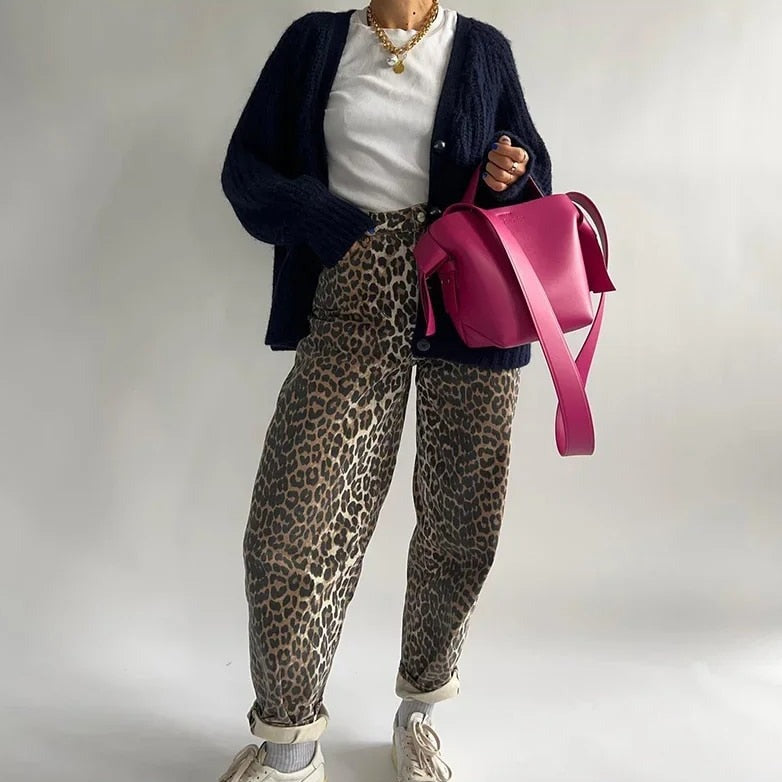 Ellie | Luipaardprint Broek