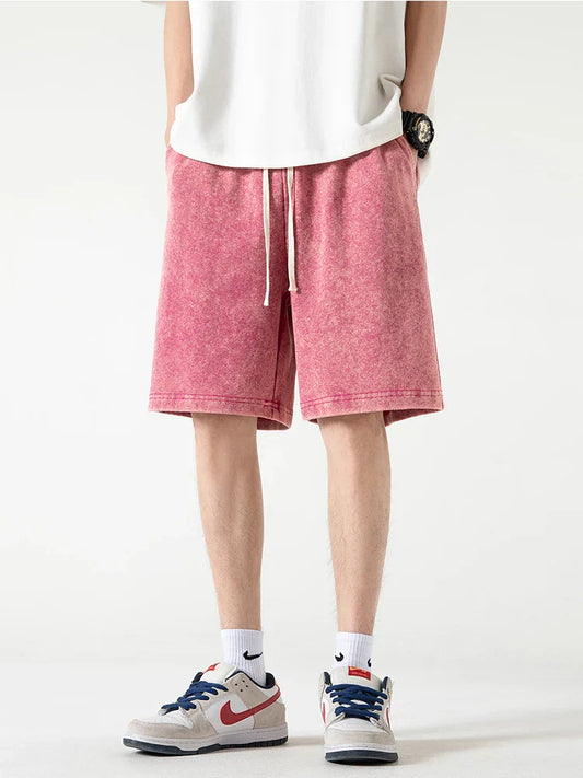 Heren Shorts – Relaxte Pasvorm – Ademend Textiel – Trekkoord