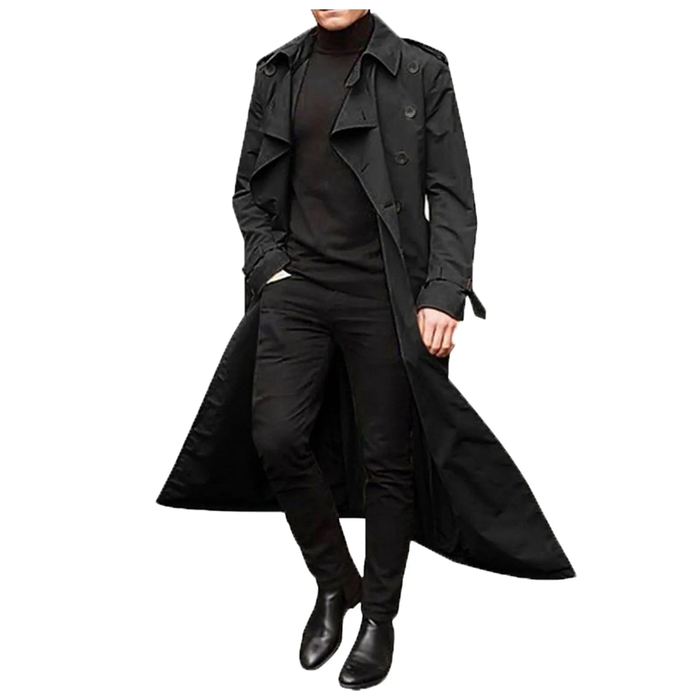 Austin | Moderne Lange Klassieke Trenchcoat