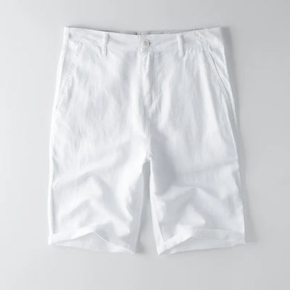 Heren Short – Relaxed Fit – Ademende Stof – Kniehoogte met Zakken