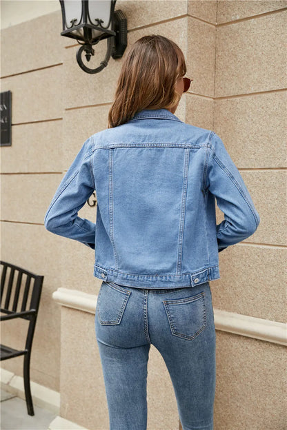 Cessie | Trendy Kort Spijkerjack