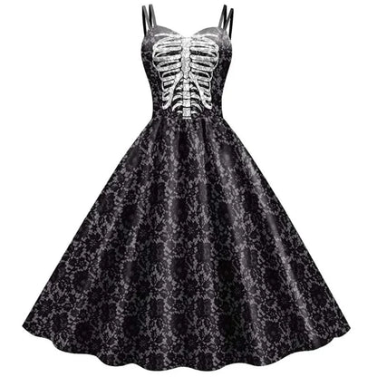 Selisse | Gotische Print Jurk