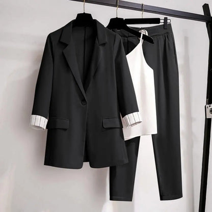 Eudosia | Casual Driedelige Blazer Outfit