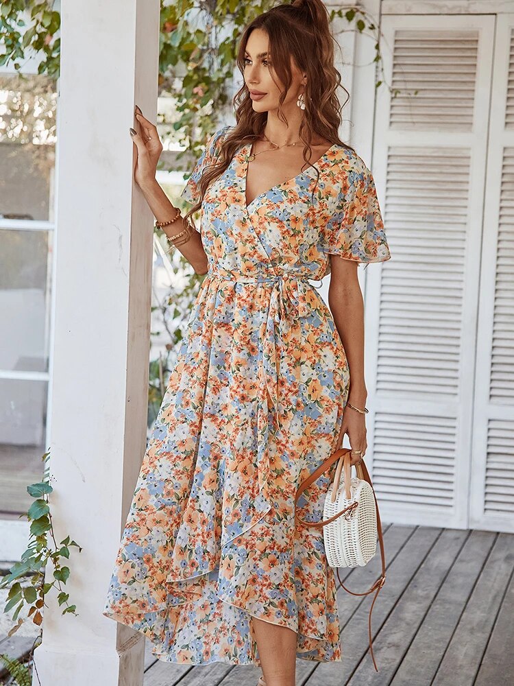 Yvonne - Bohemian Bloemenprint