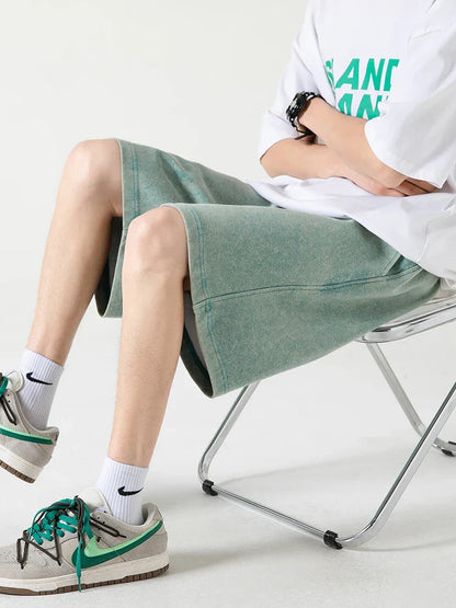 Heren Shorts – Relaxte Pasvorm – Ademend Textiel – Trekkoord