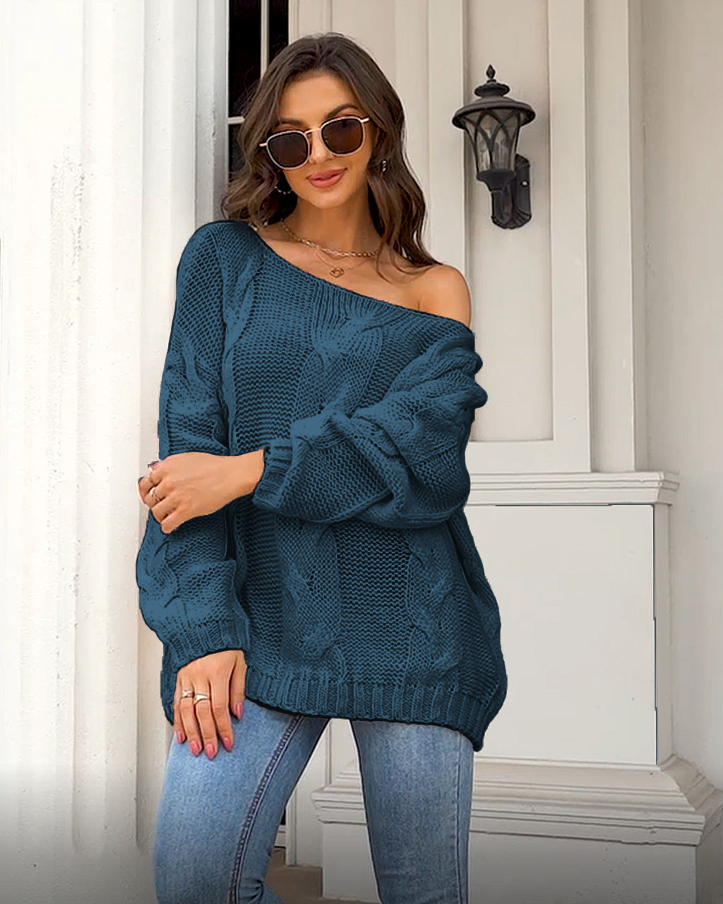 Mirilla | Gebreide Off-shoulder Trui
