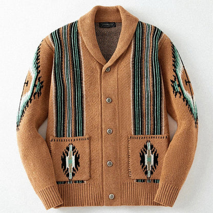Rudd | Vintage Herenvest Met Patroon