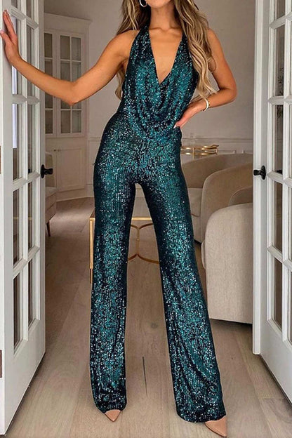 Reizy | Oogverblindende Lovertjes Jumpsuit