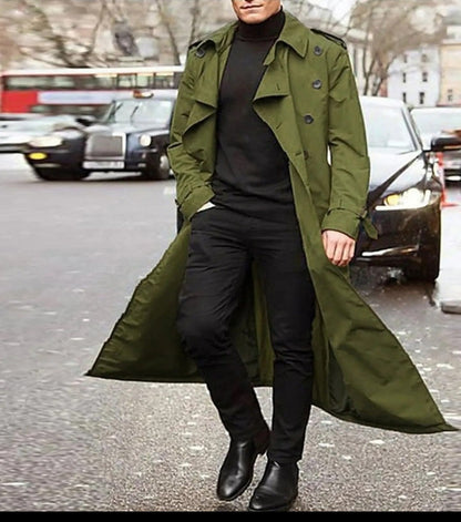 Austin | Moderne Lange Klassieke Trenchcoat