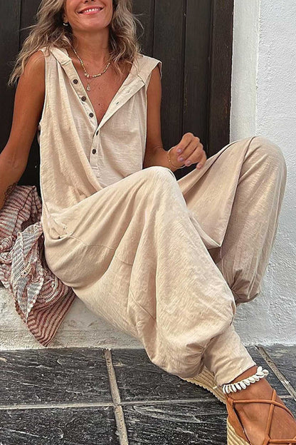 Alexia - Jumpsuit Met Capuchon