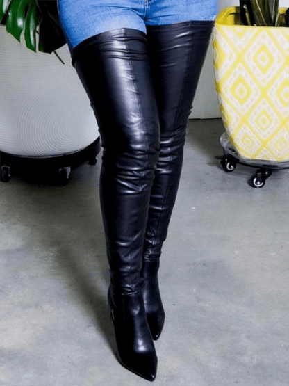 Feodora | Trendy Overknee Laarzen