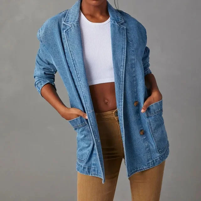 Lareina | Loszittende Trendy Halflange Blazer