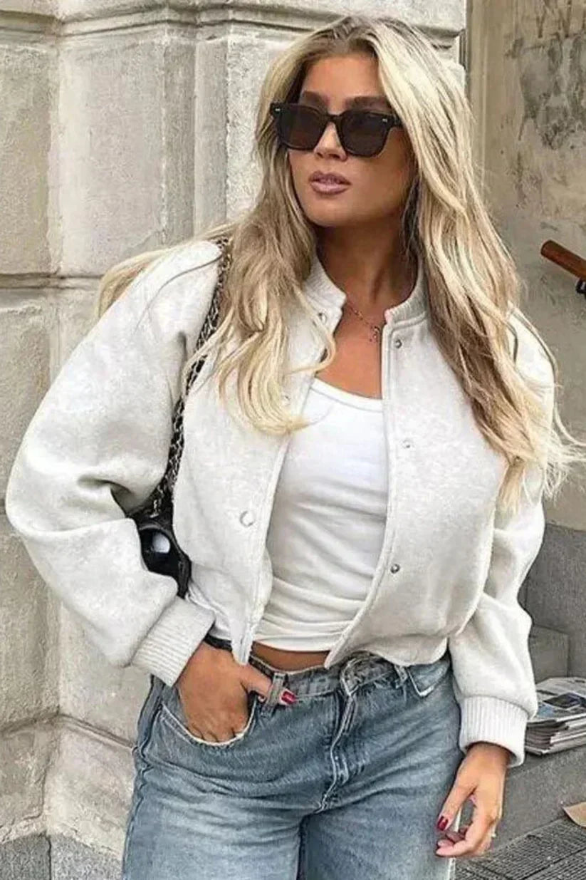 Ria | Trendy Gekorte Bomberjack