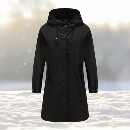 Anneka | Waterdichte Trench Met Capuchon