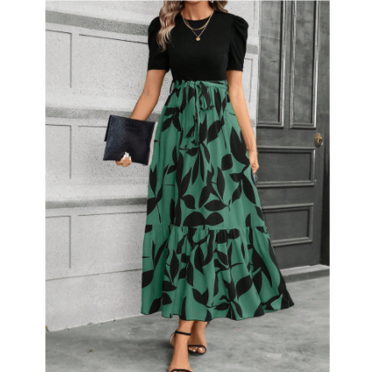 Maura | Elegante Bloemen Maxi Jurk
