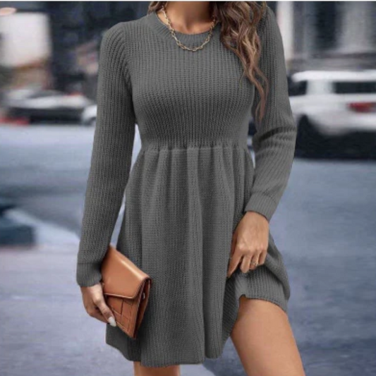 Adalyn | Elegante Gebreide Mini Jurk