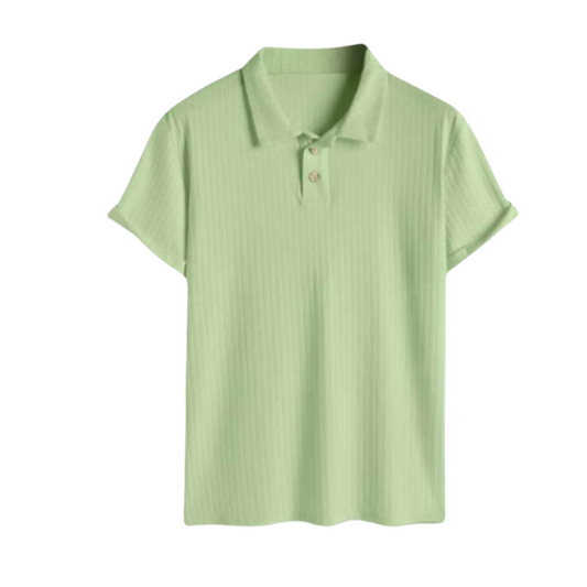 Rendric | Geribde Casual Poloshirt