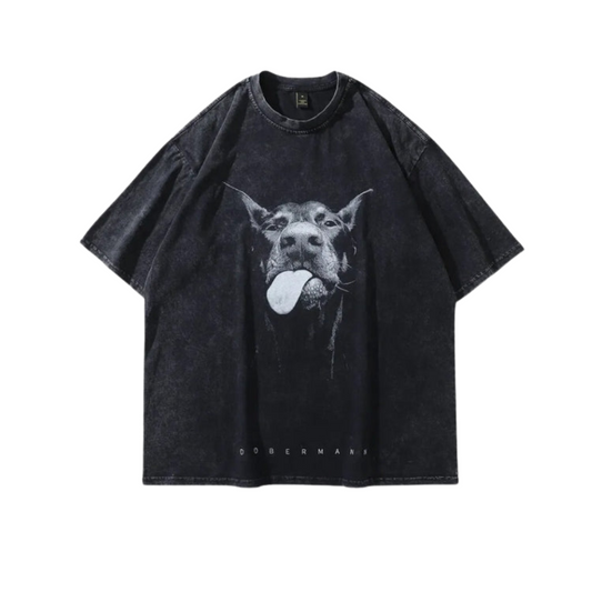 Varlan | Doberman Grafisch T-Shirt