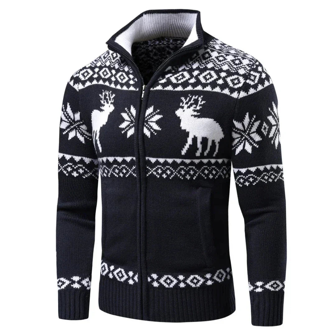Zack | Kersttrui Met Rendierpatroon