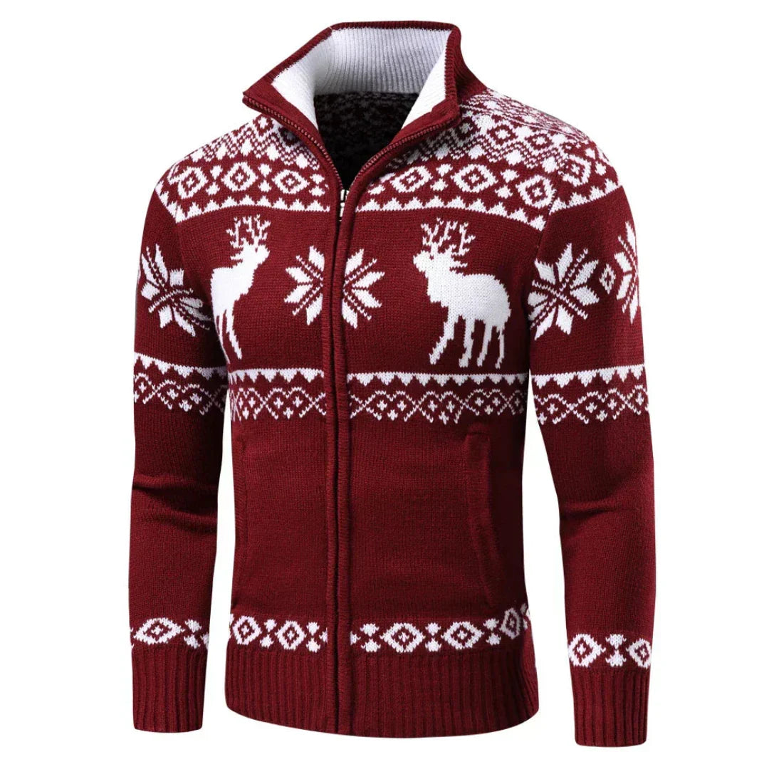 Zack | Kersttrui Met Rendierpatroon