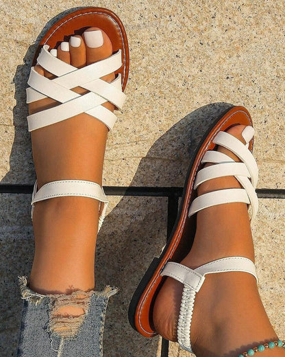 Carlijn - Orthopedische Kriskras Sandalen