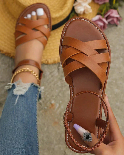Carlijn - Orthopedische Kriskras Sandalen