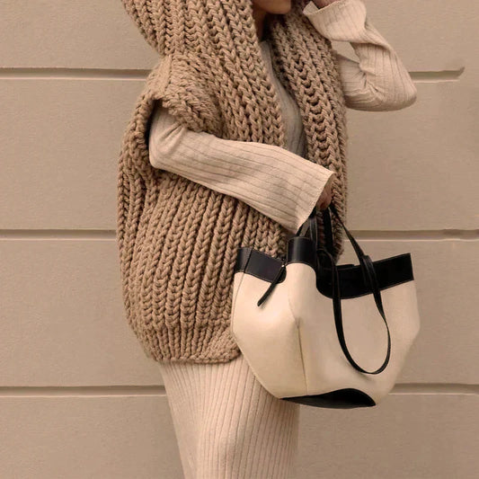 Rosabel | Gebreide Hoodie Vest