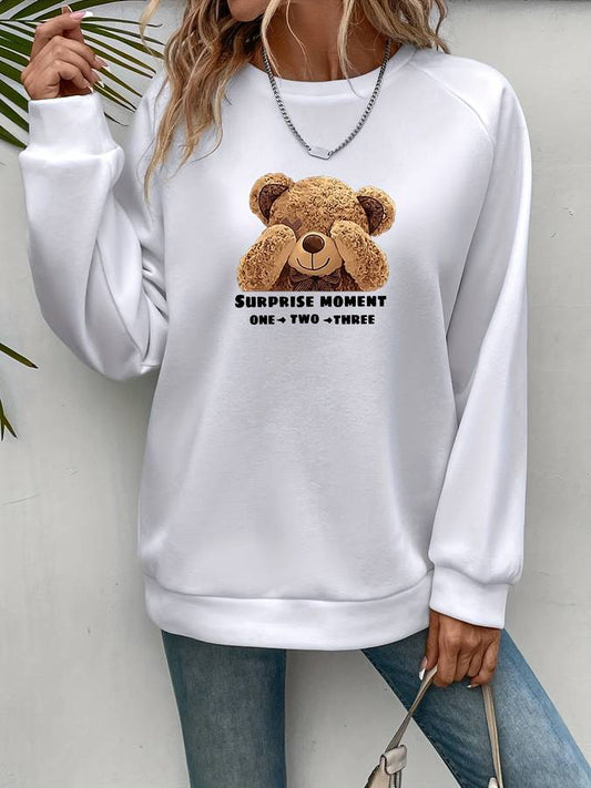 Rena | Bear Print Trui