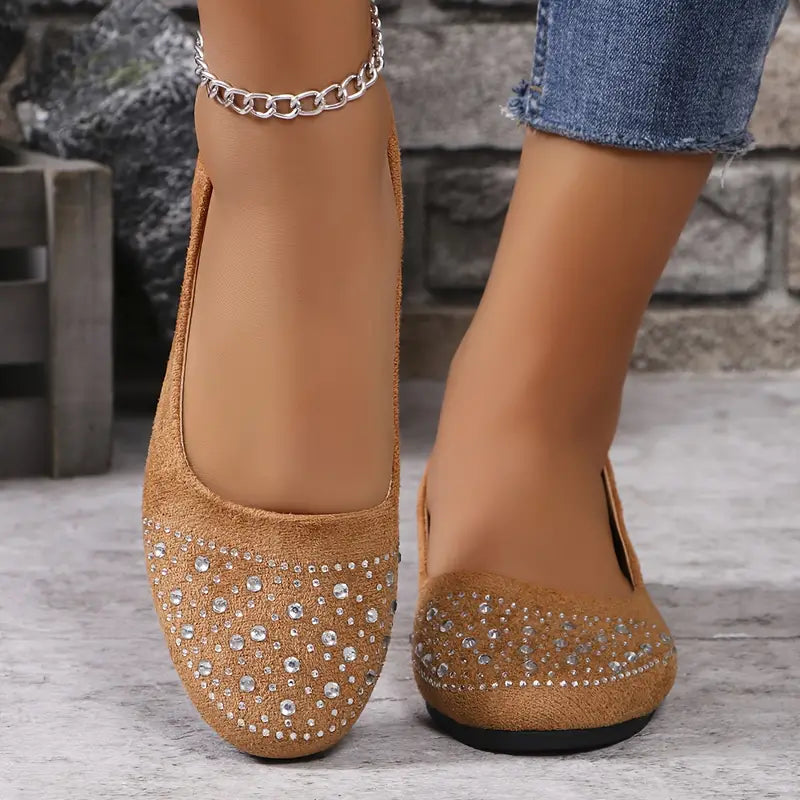 Sascha | Glitter Ballet Flats