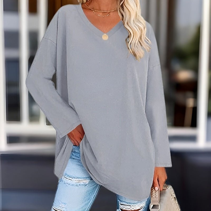 Wylda | Oversized Relaxed V-Hals Trui
