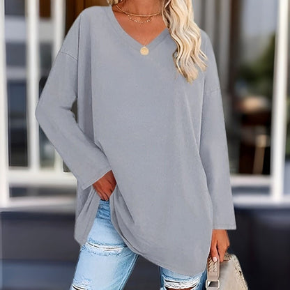 Wylda | Oversized Relaxed V-Hals Trui