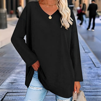 Wylda | Oversized Relaxed V-Hals Trui