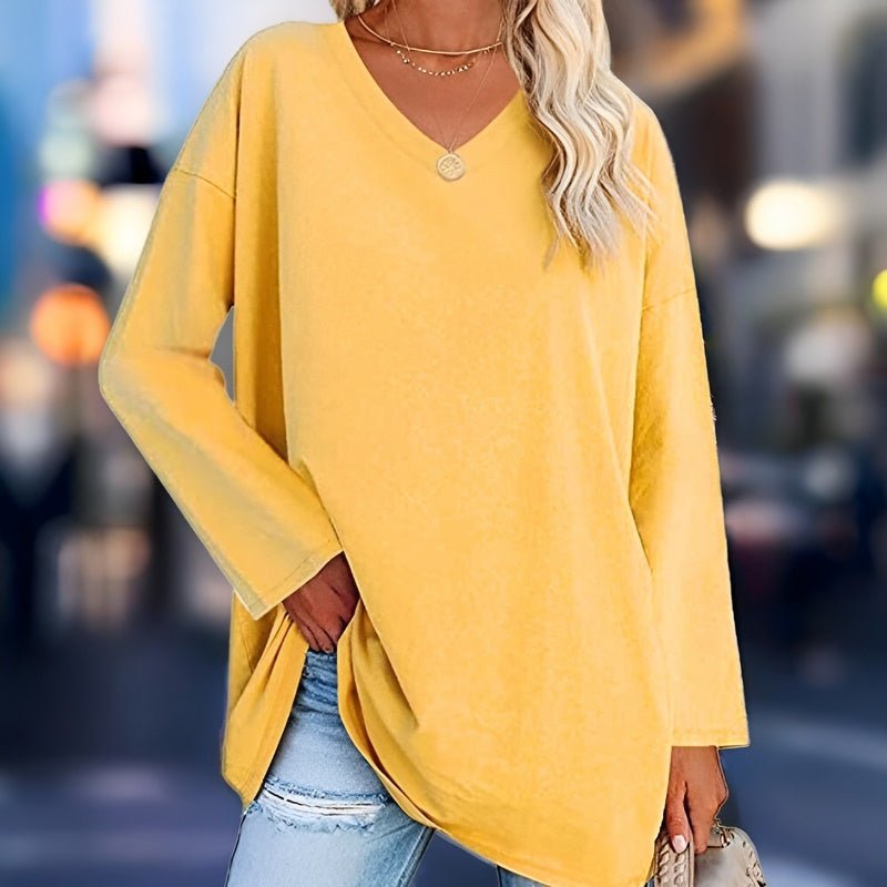 Wylda | Oversized Relaxed V-Hals Trui