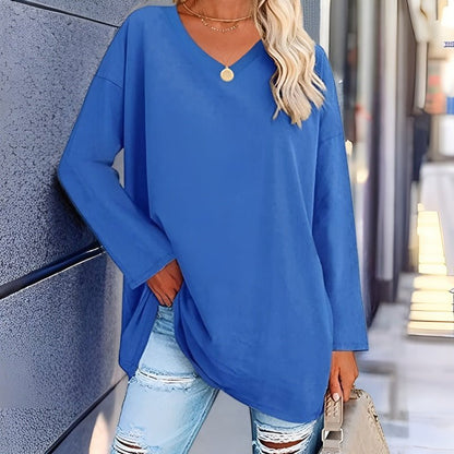 Wylda | Oversized Relaxed V-Hals Trui