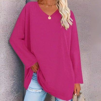 Wylda | Oversized Relaxed V-Hals Trui