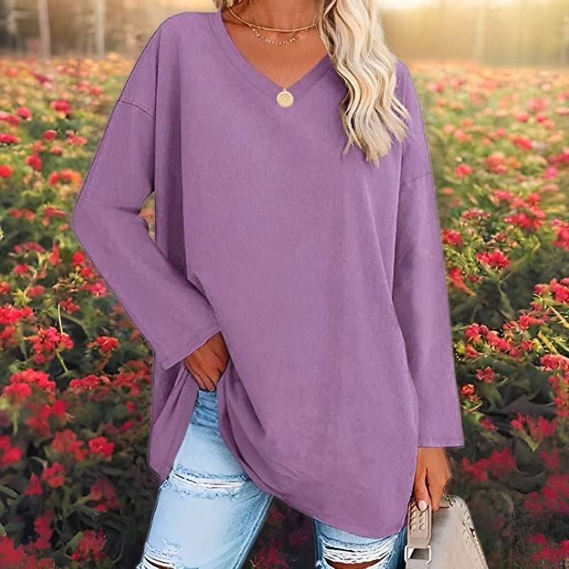 Wylda | Oversized Relaxed V-Hals Trui