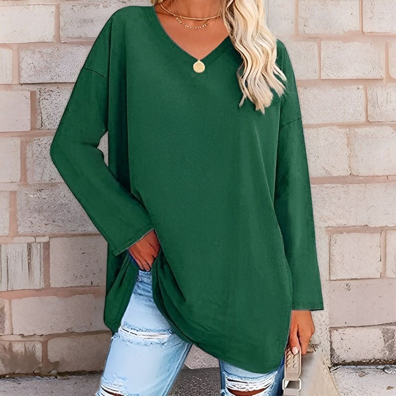 Wylda | Oversized Relaxed V-Hals Trui