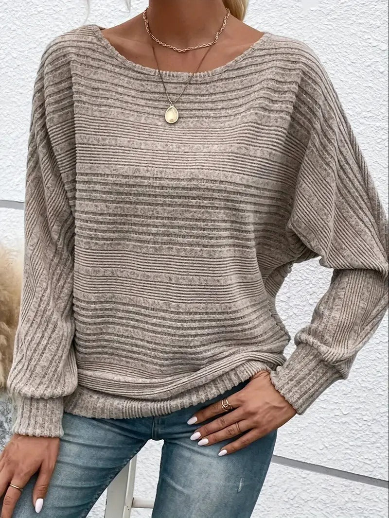 Callahan | Casual Losse Getextureerde Trui