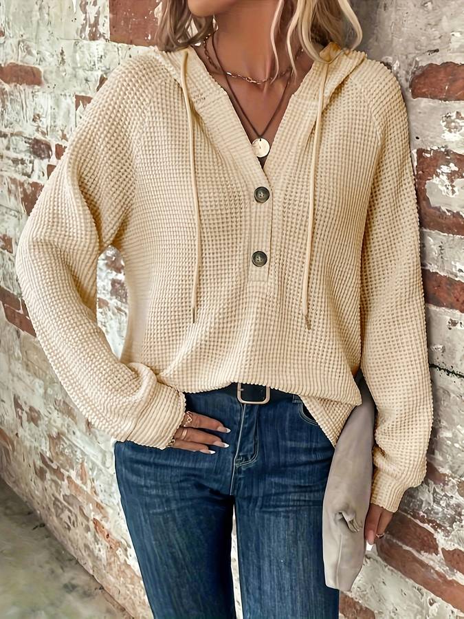 Tisha | Casual Gebreide Hoodie