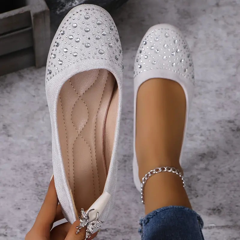 Sascha | Glitter Ballet Flats