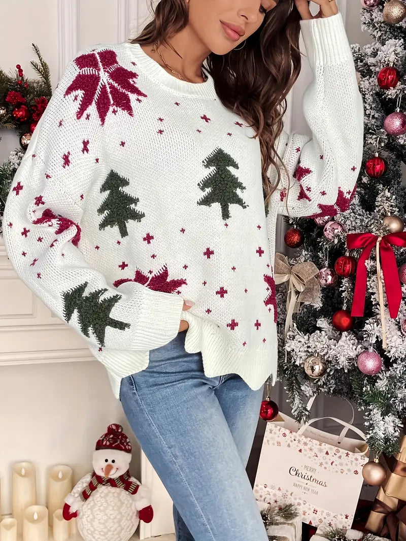 Trina | Gezellige Kerst Boom Trui