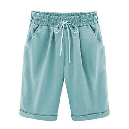 Heren Short – Relaxte Pasvorm – Ademende Stof – Elastische Taille met Zakken
